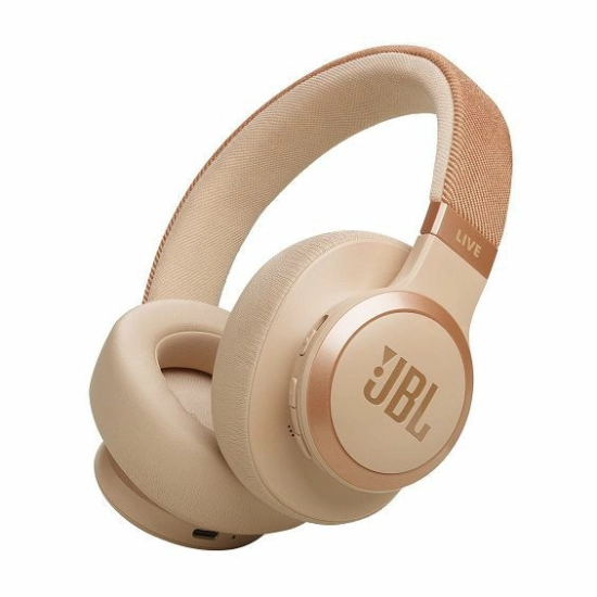 Slušalice JBL Live 770NC, on-ear, bežične, Bluetooth, 3.5mm, Sandstone, JBLLIVE770NCSAT