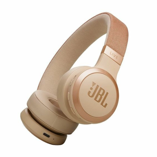 Slušalice JBL Live 670NC, on-ear, bežične, Bluetooth, 3.5mm, Sandstone, JBLLIVE670NCSAT Slušalice JBL Live 670NC, on-ear, bežične, Bluetooth, 3.5mm, Sandstone, JBLLIVE670NCSAT