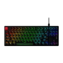 Tipkovnica HYPERX Alloy Origins PBT HX Red Tenkeyless, RGB, mehanička, Red Switch, USB, CRO, crna 