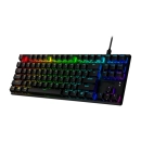 Tipkovnica HYPERX Alloy Origins PBT HX Red Tenkeyless, RGB, mehanička, Red Switch, USB, CRO, crna 