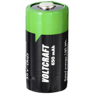 Baterija litijeva  3 V RCR123A  punjiva, Voltcraft   - Litijeve baterije