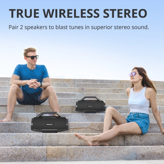 Prijenosni bluetooth zvučnik TRONSMART Bang Max, vodootporni IPX6, 130W RMS, Bluetooth 5.3, crni Prijenosni bluetooth zvučnik TRONSMART Bang Max, vodootporni IPX6, 130W RMS, Bluetooth 5.3, crni