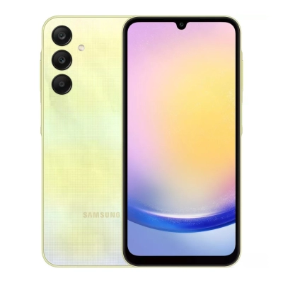 Smartphone SAMSUNG Galaxy A25 5G, 6.5incha, 6GB, 128GB, Android 14, žuti   - Smartphone