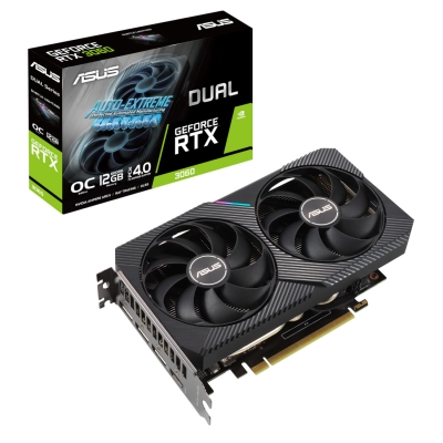 Grafička kartica ASUS GeForce RTX 3060, 12GB DDR6, 3x DisplayPort, HDMI, DVI-D   - Grafičke kartice