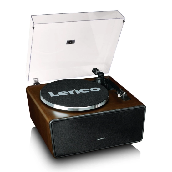 Gramofon LENCO LS-470WA, Bluetooth, RCA izlaz, USB B, AUX in, zvučnici 2x 30W + 2x 10W Gramofon LENCO LS-470WA, Bluetooth, RCA izlaz, USB B, AUX in, zvučnici 2x 30W + 2x 10W