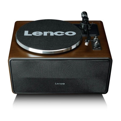 Gramofon LENCO LS-470WA, Bluetooth, RCA izlaz, USB B, AUX in, zvučnici 2x 30W + 2x 10W   - Pun pogodak!