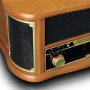 Gramofon LENCO Classic Phono TCD-2571WD, Radio/CD Player, Kasetofon, Bluetooth, RCA izlaz, USB A, AUX in, 3.5mm, zvučnici 2x 5W, LCD Zaslon, daljinski upravljač