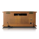 Gramofon LENCO Classic Phono TCD-2571WD, Radio/CD Player, Kasetofon, Bluetooth, RCA izlaz, USB A, AUX in, 3.5mm, zvučnici 2x 5W, LCD Zaslon, daljinski upravljač