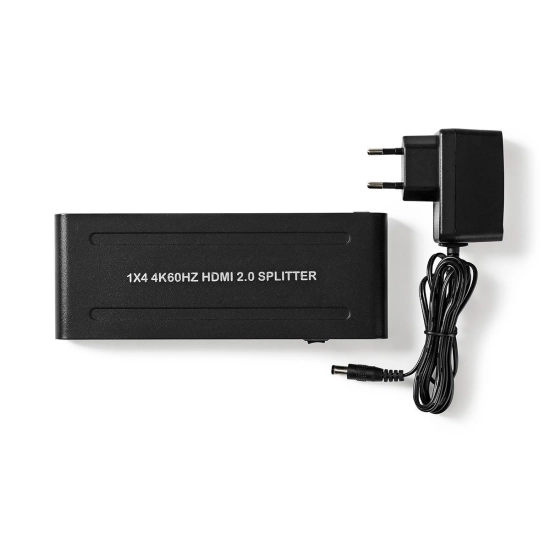 Razdjelnik HDMI 1u4 NEDIS VSPL3474AT, 4K@60Hz Razdjelnik HDMI 1u4 NEDIS VSPL3474AT, 4K@60Hz