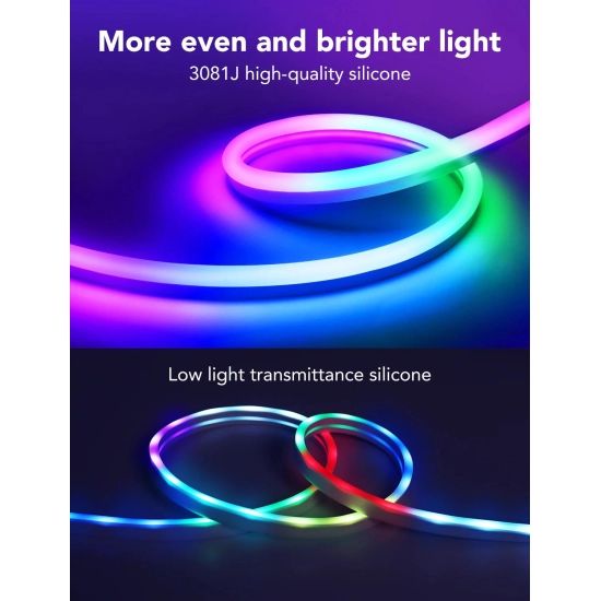 LED traka Govee neon RGB, Wi-Fi, Bluetooth, IP67, 3 m