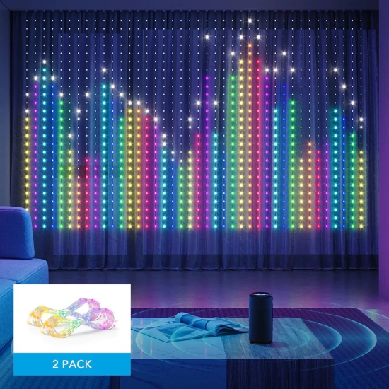 LED traka Govee zavjesa RGB, Wi-Fi, Bluetooth, IP44/IP65, 1.5x2m