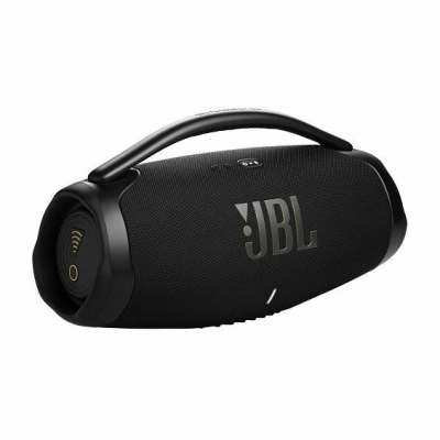 Prijenosni bluetooth zvučnik JBL Boombox 3, Wi-Fi, Bluetooth 5.3, 80W RMS + 2x 40W RMS + 2x 20W RMS, vodootporan IP67, crni, JBLBB3WIFIBLKEP   - AUDIO I VIDEO SUSTAVI