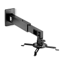 Nosač za projektor NEDIS PJWM200BK, zidni, do 15kg, rotacija 360°, crni