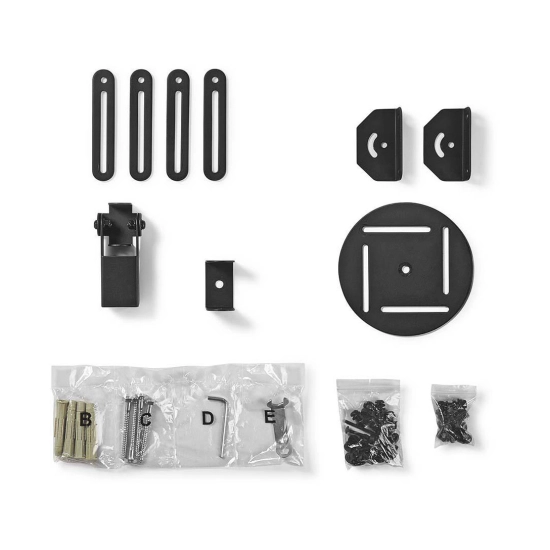 Nosač za projektor NEDIS PJCM100BK, stropni, do 10kg, rotacija 360°, crni Nosač za projektor NEDIS PJCM100BK, stropni, do 10kg, rotacija 360°, crni