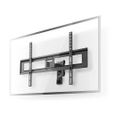 Nosač zidni za TV NEDIS TVWM1550BK, 37-70incha, 25kg, 20° nagib, rotacija 180°