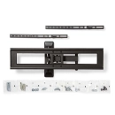 Nosač zidni za TV NEDIS TVWM1550BK, 37-70incha, 25kg, 20° nagib, rotacija 180°