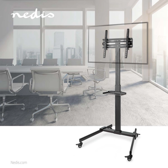 Nosač podni za TV NEDIS TVSM5100BK, podizanje 1160/1210/1260/1310/1360/1410/1460/1510 mm, 32-55incha, 35kg Nosač podni za TV NEDIS TVSM5100BK, podizanje 1160/1210/1260/1310/1360/1410/1460/1510 mm, 32-55incha, 35kg