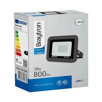 Reflektor LED Braytron 10W 6500K 800lm IP65    - LED Reflektori