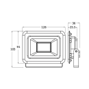 Reflektor LED Braytron 20W 6500K 1620lm IP65