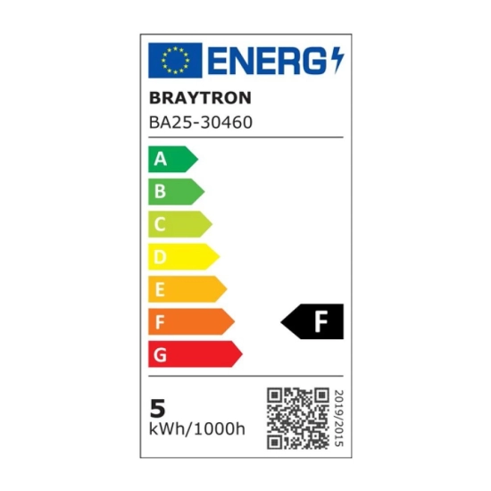 Žarulja LED Braytron 4,5W 3000K 360lm GU5.3 38D 12VDC IP20