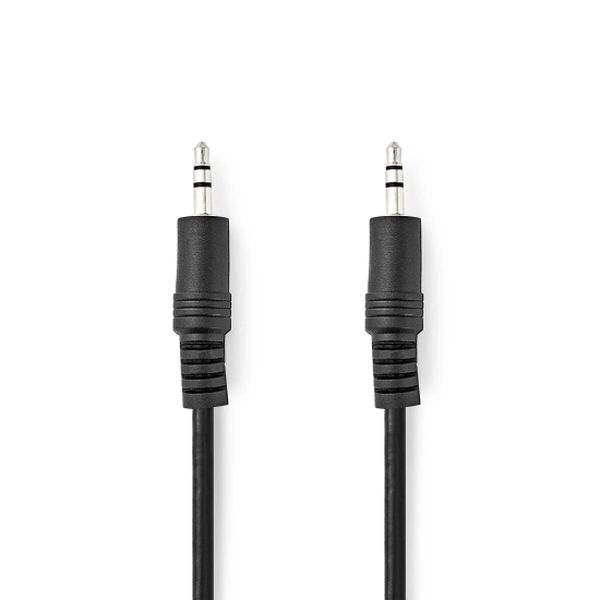 Kabel NEDIS CAGL22000BK10, audio stereo, 3.5mm (M) na 3.5mm (M), 1m Kabel NEDIS CAGL22000BK10, audio stereo, 3.5mm (M) na 3.5mm (M), 1m