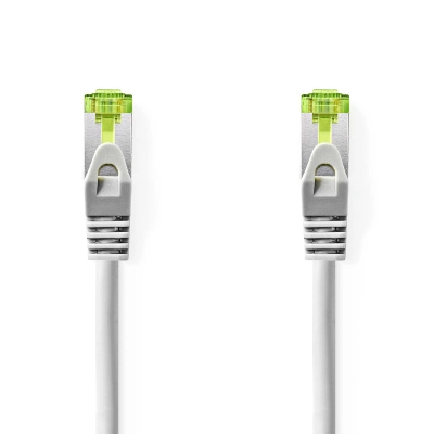 Kabel NEDIS CCGL85420GY150, Patch, CAT7 PiMF, gold plated, sivi, 15m   - Mrežni kabeli