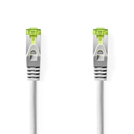 Kabel NEDIS CCGL85420GY150, Patch, CAT7 PiMF, gold plated, sivi, 15m