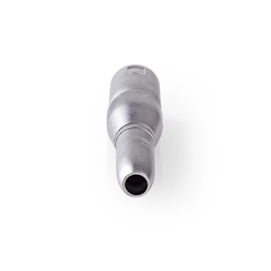 Adapter NEDIS CAGB15944ME, 3-pin XLR (M) na 6.35mm (Ž), metalni, srebrni Adapter NEDIS CAGB15944ME, 3-pin XLR (M) na 6.35mm (Ž), metalni, srebrni
