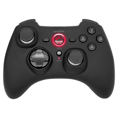 Gamepad SPEEDLINK RAIT SL-650110-BK, bežični, za PC/PS3/Switch, crni   - Speedlink