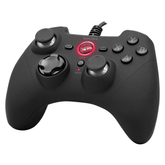 Gamepad SPEEDLINK RAIT SL-650010-BK, žičani, za PC/PS3/Switch, crni