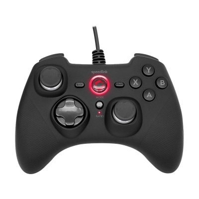 Gamepad SPEEDLINK RAIT SL-650010-BK, žičani, za PC/PS3/Switch, crni   - Speedlink