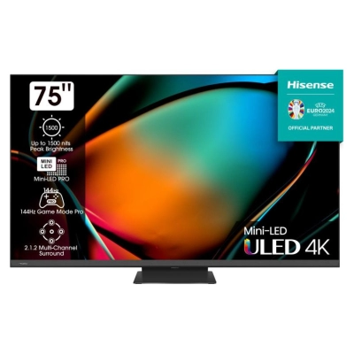 Televizor LED 75incha HISENSE 75U8KQ, ULED/Mini-Led, Vidaa OS, 4K-UHD, DVB-T2/T/C/S2/S, HDMI, Wi-Fi, USB, energetski razred F   - Televizori