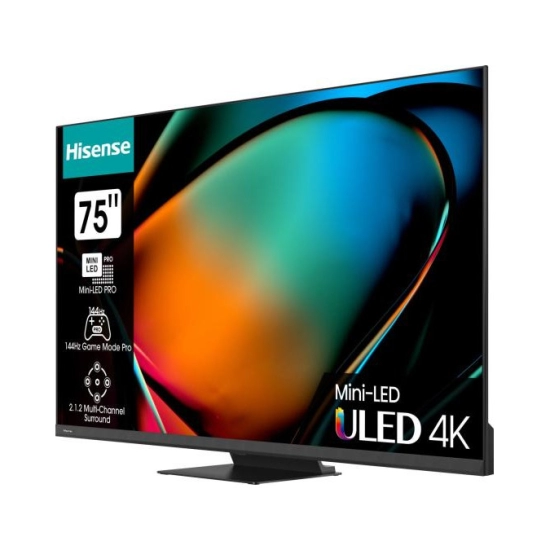 Televizor LED 75incha HISENSE 75U8KQ, ULED/Mini-Led, Vidaa OS, 4K-UHD, DVB-T2/T/C/S2/S, HDMI, Wi-Fi, USB, energetski razred F