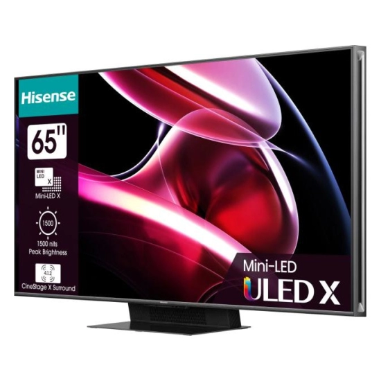 Televizor LED 65incha HISENSE 65UXKQ, ULED X/Mini-Led, Vidaa OS, 4K UHD, DVB-T2/T/C/S2/S, HDMI, Wi-Fi, USB, energetski razred F