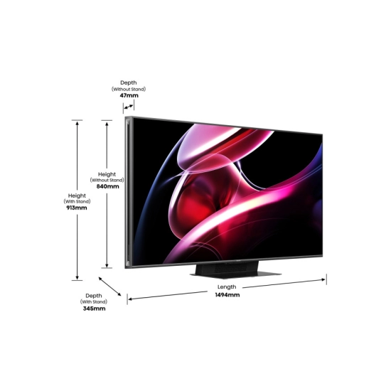 Televizor LED 65incha HISENSE 65UXKQ, ULED X/Mini-Led, Vidaa OS, 4K UHD, DVB-T2/T/C/S2/S, HDMI, Wi-Fi, USB, energetski razred F