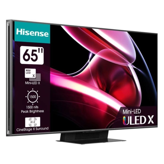 Televizor LED 65incha HISENSE 65UXKQ, ULED X/Mini-Led, Vidaa OS, 4K UHD, DVB-T2/T/C/S2/S, HDMI, Wi-Fi, USB, energetski razred F