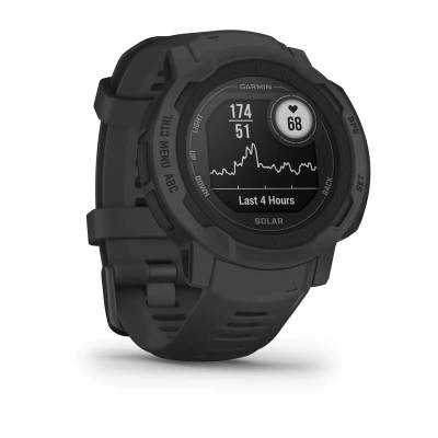 Pametni sat GARMIN Instinct 2 Solar, 45mm, GPS, grafitno sivi, 010-02627-00   - Pametni sportski satovi