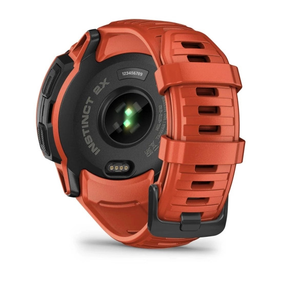 Pametni sat GARMIN Instinct 2X Solar, 50mm, GPS, plameno crveni, 010-02805-01