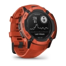 Pametni sat GARMIN Instinct 2X Solar, 50mm, GPS, plameno crveni, 010-02805-01