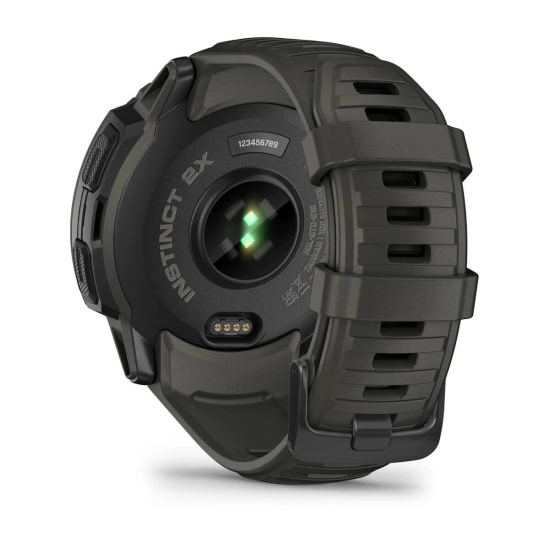 Pametni sat GARMIN Instinct 2X Solar, 50mm, GPS, zeleni (mahovina), 010-02805-05