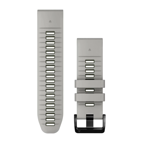 Zamjenski remen GARMIN QuickFit, 26mm, silikonski, Fog Gray/Moss, 010-13281-08 Zamjenski remen GARMIN QuickFit, 26mm, silikonski, Fog Gray/Moss, 010-13281-08