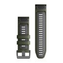 Zamjenski remen GARMIN QuickFit, 26mm, silikonski, Moss/Graphite, 010-13281-07