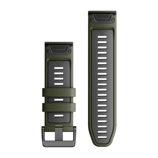 Zamjenski remen GARMIN QuickFit, 26mm, silikonski, Moss/Graphite, 010-13281-07 Zamjenski remen GARMIN QuickFit, 26mm, silikonski, Moss/Graphite, 010-13281-07