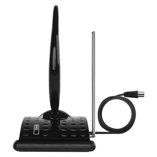 Antena EMOS CITY RING-C550, FM/DAB/DVB-T/T2, 0-25km, sobna, aktivna, filter LTE/4G/5G Antena EMOS CITY RING-C550, FM/DAB/DVB-T/T2, 0-25km, sobna, aktivna, filter LTE/4G/5G