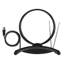 Antena EMOS CITY RING-C550, FM/DAB/DVB-T/T2, 0-25km, sobna, aktivna, filter LTE/4G/5G