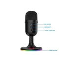 Mikrofon REDRAGON Pulsar GM303, USB C, RGB, crni