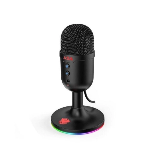 Mikrofon REDRAGON Pulsar GM303, USB C, RGB, crni Mikrofon REDRAGON Pulsar GM303, USB C, RGB, crni