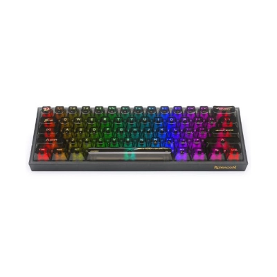 Tipkovnica REDRAGON FIZZ K617CTB-RGB, žična, mehanička, Linear Switch, USB-C, RGB, crna   - Redragon