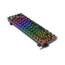 Tipkovnica REDRAGON FIZZ K617CTB-RGB, žična, mehanička, Linear Switch, USB-C, RGB, crna