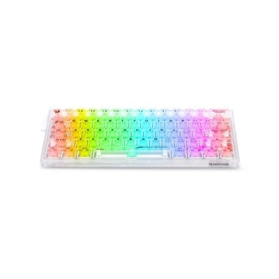 Tipkovnica REDRAGON FIZZ K617CT-RGB, žična, mehanička, Linear Switch, USB-C, RGB, prozirna   - Redragon